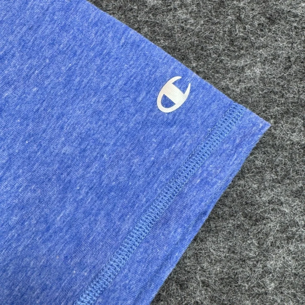 Champion Kansas Jayhawks T-Shirt Mens Large Blue‎ Pocket Tee - Picture 9 of 12